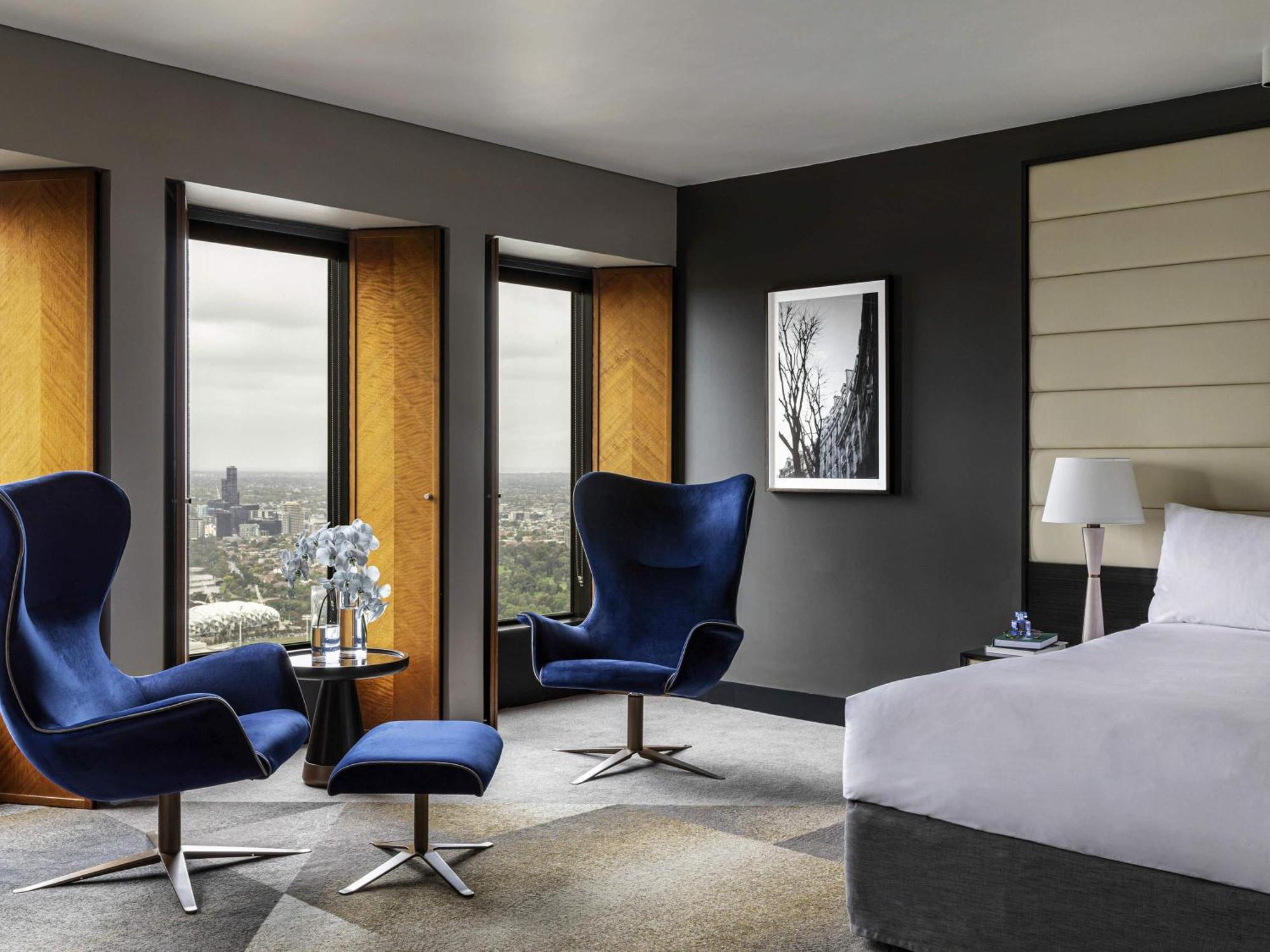 Deluxe Kamer met Kingsize Bed en Uitzicht op het Park